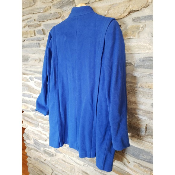 VTG Blue Wool Coat Small/Medium - Picture 6 of 6